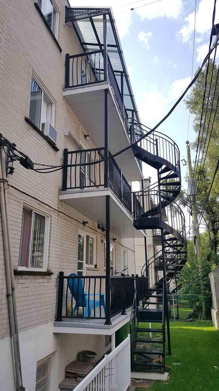 Fabrication d'escalier aluminium Montréal